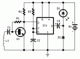 Cellular Phone calling Detector circuit diagram