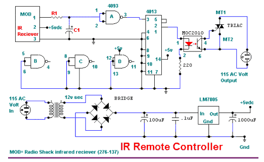 Infrared Remote Control Light Switch 