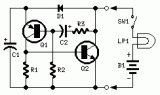 Two-wire Lamp Flasher circuit diagram